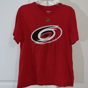 Carolina Hurricanes #11 Jordan Staal Men’s Red NHL Ice Hockey Jersey T Shirt M